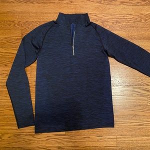 Lululemon Men's Navy Quarterzip Size Medium